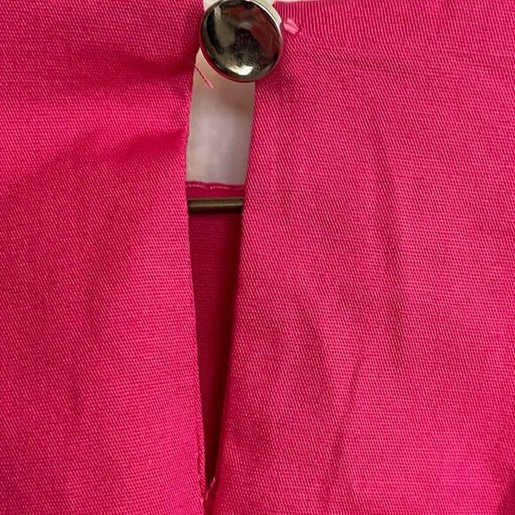 NWT Nasty Gal Sleeve It Out Puff Sleeve Cropped Blouse in Hot Pink - Picture 6 of 9